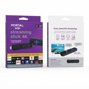 Mortal Q8 Ultra 2GB 8/16GB Android 14 Smart TV Stick Voice Remote