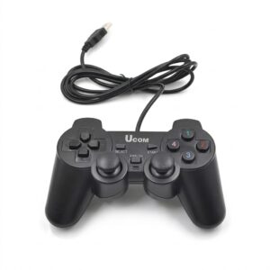 Ucom JoyStick Gamepad Kit For PC Wired USB 2.0 Black Gamepad Joystick Joypad Game Controller For PC Laptop Computer For Win7/8/10 XP