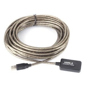 USB 2.0 Extension Cable (Male to Female) – 15m Length with Double IC Technology