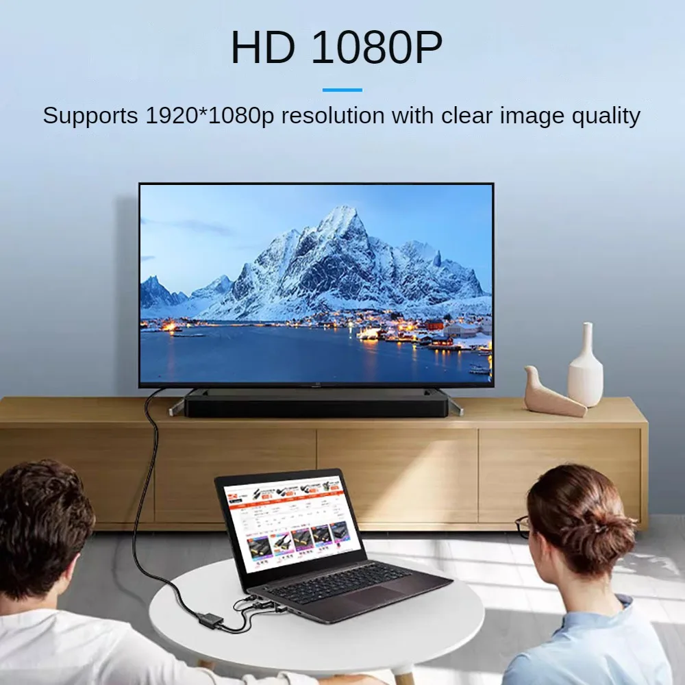 VGA to HDMI Converter With 3.5mm Audio