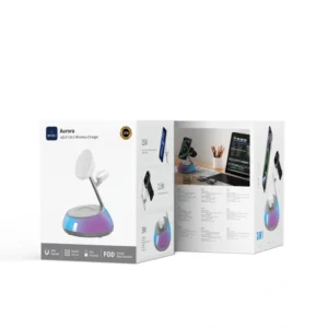 WIWU Wi‐W036 QI2.0 Aurora 3 in 1 Wireless Charger